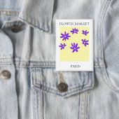 Flower Market - Paris 缶バッジ (インサイチュ)