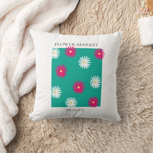 Flower Market - Prague クッション (ブランケット)