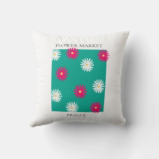 Flower Market - Prague クッション (裏面)