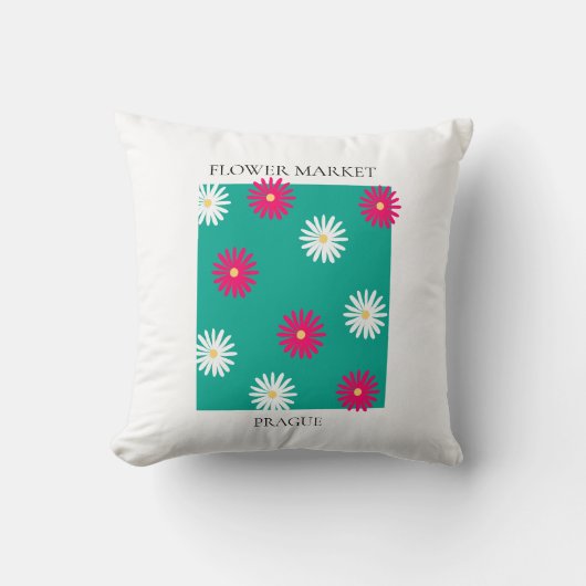 Flower Market - Prague クッション (正面)