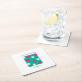 Flower Market - Prague スクエアペーパーコースター (インサイチュ)