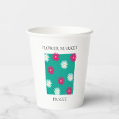 Flower Market - Prague 紙コップ (裏面)