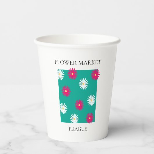 Flower Market - Prague 紙コップ (裏面)