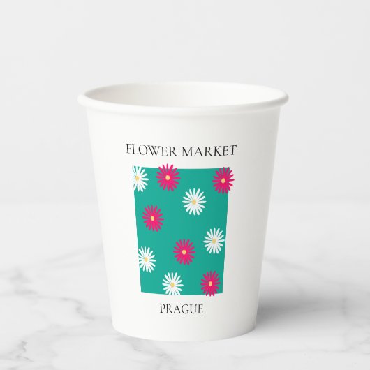 Flower Market - Prague 紙コップ (正面)
