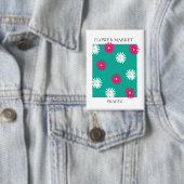 Flower Market - Prague 缶バッジ (インサイチュ)