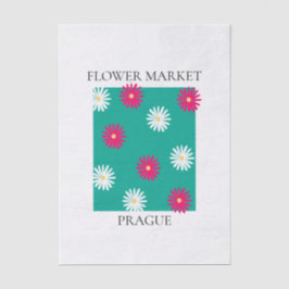 Flower Market - Prague 薄葉紙