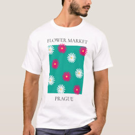 Flower Market - Prague Tシャツ