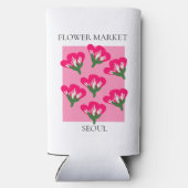 Flower Market - Seoul スリム缶クーラー (裏面)