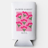 Flower Market - Seoul スリム缶クーラー (正面)