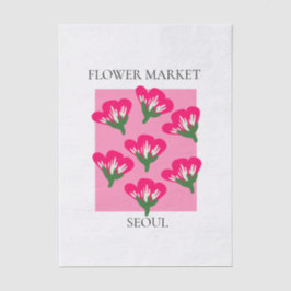 Flower Market - Seoul 薄葉紙
