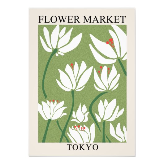 FLOWER MARKET TOKIO | DIGITAL VERSION フォトプリント            (正面)