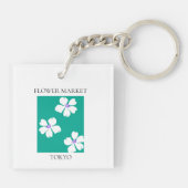 Flower Market - Tokyo キーホルダー (裏面)