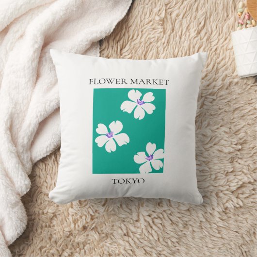 Flower Market - Tokyo クッション (ブランケット)