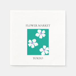 Flower Market - Tokyo スタンダードカクテルナプキン