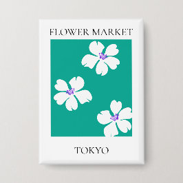 Flower Market - Tokyo 缶バッジ