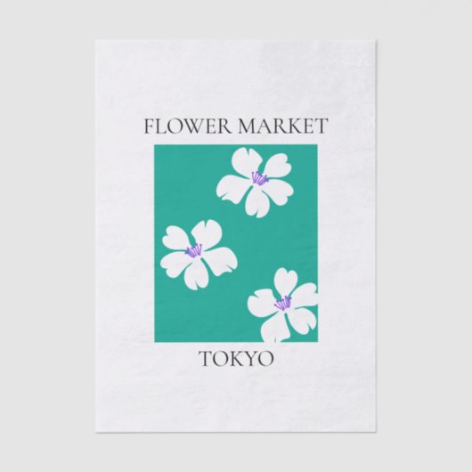 Flower Market - Tokyo 薄葉紙 (正面)