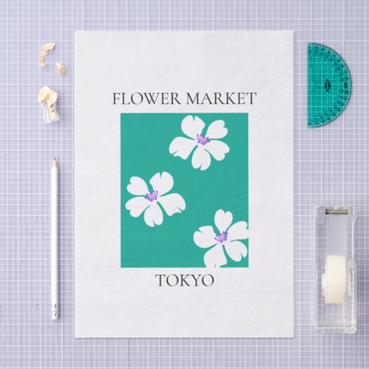 Flower Market - Tokyo 薄葉紙 (クラフト)
