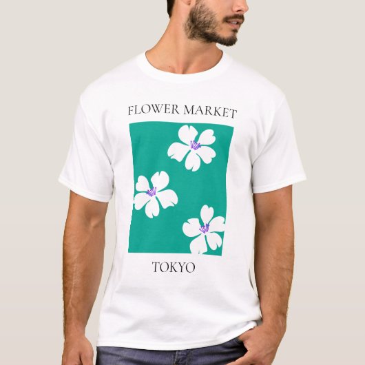 Flower Market - Tokyo Tシャツ (正面)