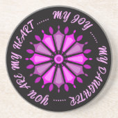 FLOWER MODERN GIFT FROM MOM DAD SISTER SON BOSS コースター (正面)