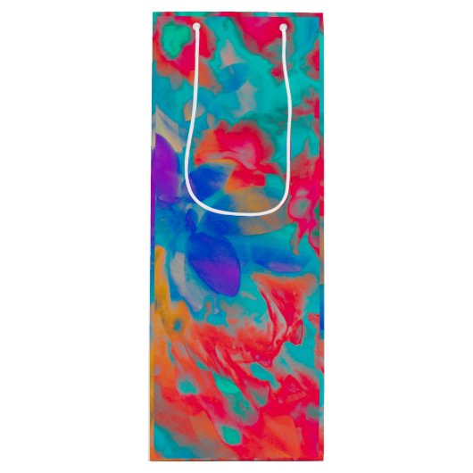 flower Movement Wine Gift Bag ワインギフトバッグ (正面)