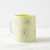 flower mug ツートーンマグカップ (正面左)