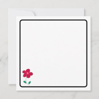 Flower note card ノートカード