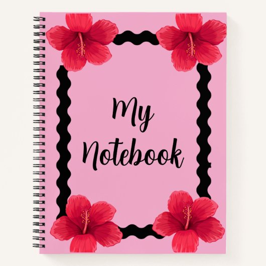 flower Notebook ノートブック (正面)