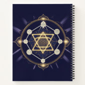 Flower of Infinity — Sacred Geometry Celestial ノートブック (裏面)