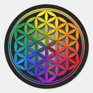 flower of life1 ラウンドシール