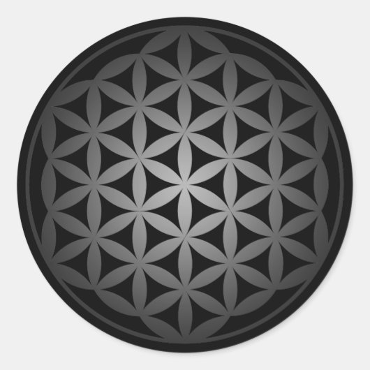 flower of life3 ラウンドシール (正面)