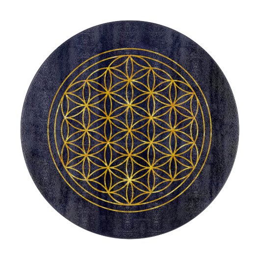 flower of life カッティングボード (正面)