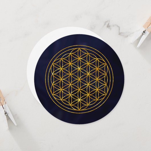 flower of life カード (正面/裏面インサイチュ)