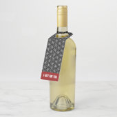 FLOWER OF LIFE – シルバースタイル模様 ボトルネックタグ (アングル)