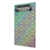 Flower Of Life – シームレスパタグランジーンII ミニクリップボード (アングル2)