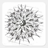 Flower of Life スクエアシール (正面)