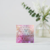 Flower of life スクエア名刺 (スタンド正面)