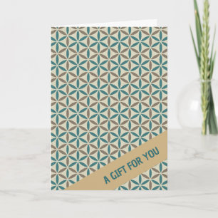 FLOWER OF LIFE – スタンプパターン1 カード