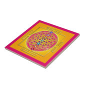FLOWER OF LIFE -チャクラYantra タイル (側面)