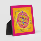 FLOWER OF LIFE -チャクラYantra フォトプラーク (正面)