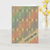 FLOWER OF LIFE – パターグランジン1 カード (黄色い花)