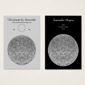 FLOWER OF LIFE – メダルシルバー (正面&裏面)