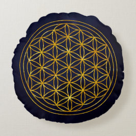 flower of life ラウンドクッション