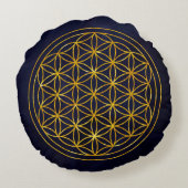 flower of life ラウンドクッション (裏面)