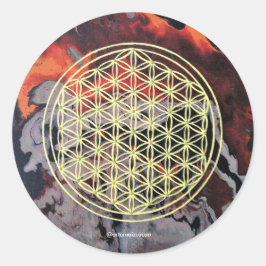 Flower of Life ラウンドシール