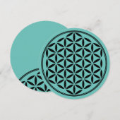FLOWER OF LIFE – 神聖なジオメトリ記号フル1 (正面/裏面)