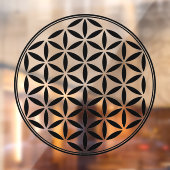 FLOWER OF LIFE – 神聖なジオメトリ記号フル1 ウィンドウサイン (シート2)