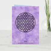 FLOWER OF LIFE – 神聖なジオメトリ記号フル1 カード (裏面)