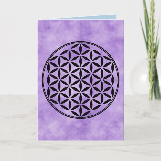FLOWER OF LIFE – 神聖なジオメトリ記号フル1 カード (正面)