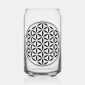 FLOWER OF LIFE – 神聖なジオメトリ記号フル1 ガラス缶 (裏面)
