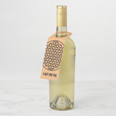 FLOWER OF LIFE – 神聖なジオメトリ記号フル1 ボトルネックタグ (アングル)